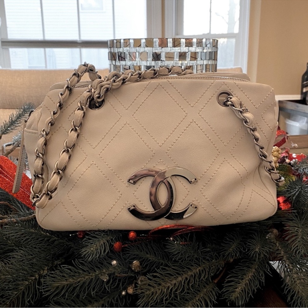 Authentic Chanel stitch bag